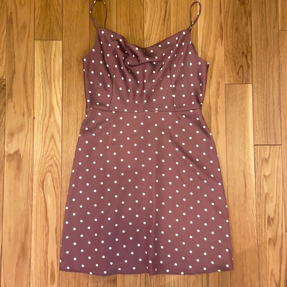 Dynamite polka-dot silky style dress - Picture 1 of 3